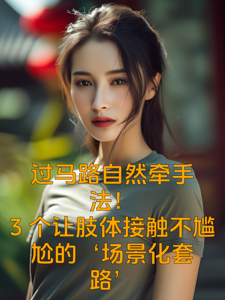 过马路自然牵手法！3个让肢体接触不尴尬的‘场景化套路’