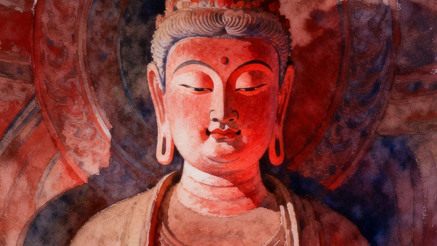 冬月廿六——水彩与佛光的私语