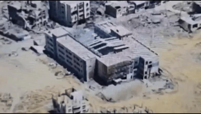 #加沙现状比人间炼狱还要糟糕# 以军摧毁加沙汗尤尼斯的一所学校！
学校、医院……