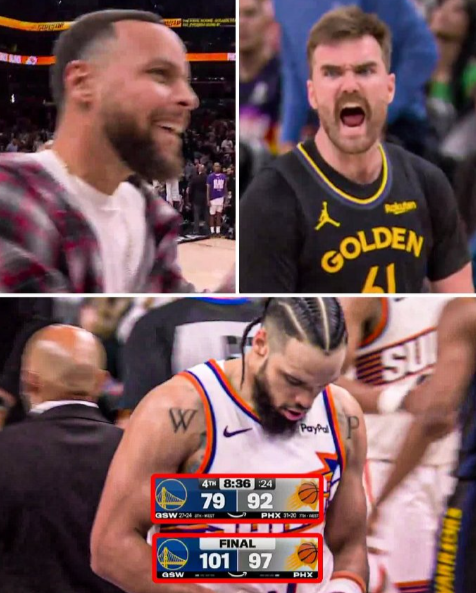 没有库里的勇士投进了20记三分，最后阶段一波22比5逆转太阳…之后勇士应该能确定