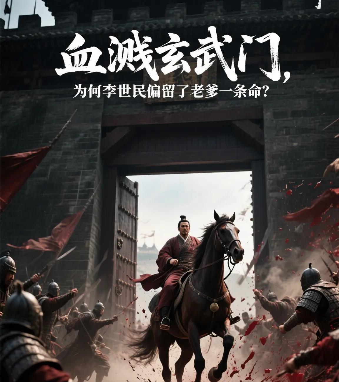 血溅玄武门，为何李世民偏留了老爹一条命？
尉迟恭染血铠甲现身宫廷那刻，李渊瞬间读