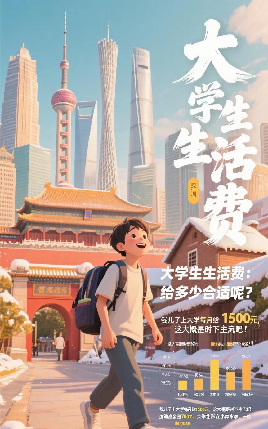 大学生生活费：给多少合适呢？
如今，各地高考录取陆续结束了，新生即将走进大学校门