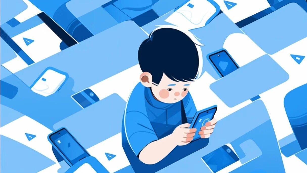 那个昼夜颠倒的孩子，不是在玩手机，是在自救