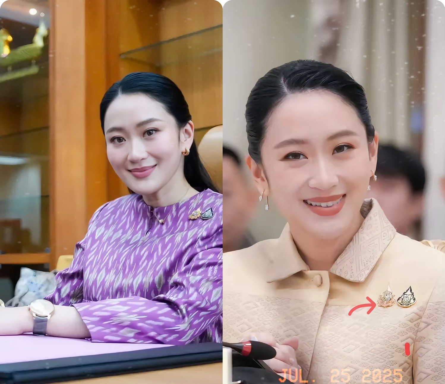 碰到过最优秀的邻居。



敢打包票，佩通坦，就是洪森这 70 多年，碰到过最出