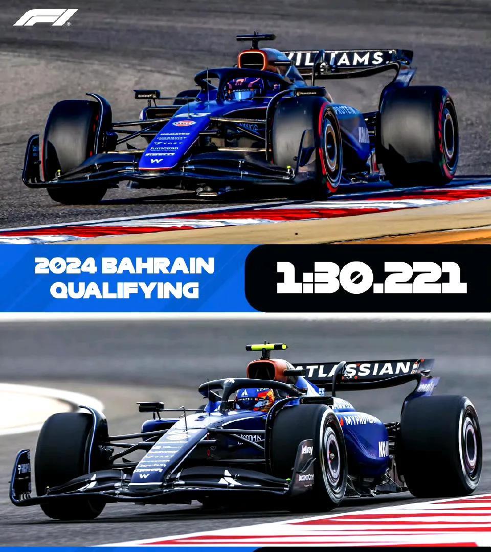 F1新赛季的最大变化：
1、新赛季威廉姆斯将成为黑马？在季前测试中塞恩斯以1:2