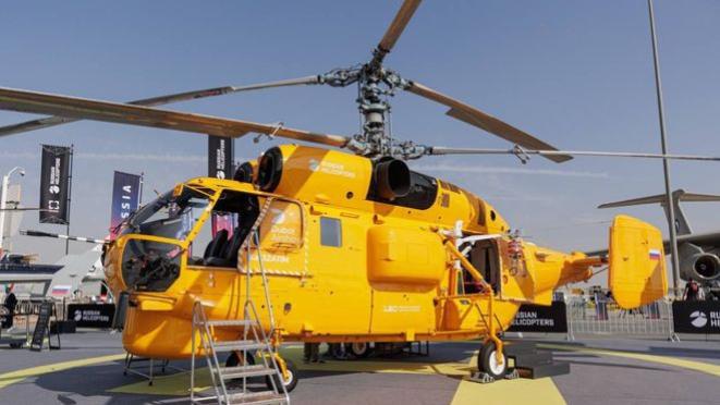 2025年迪拜航展上俄罗斯展示的先进直升机