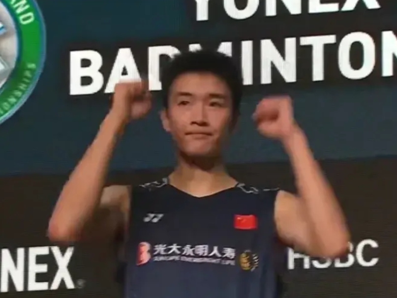 我感到非常意外，我国超新星李诗沣是现役男子羽坛唯一一个对决桃田贤斗和安赛龙两位历