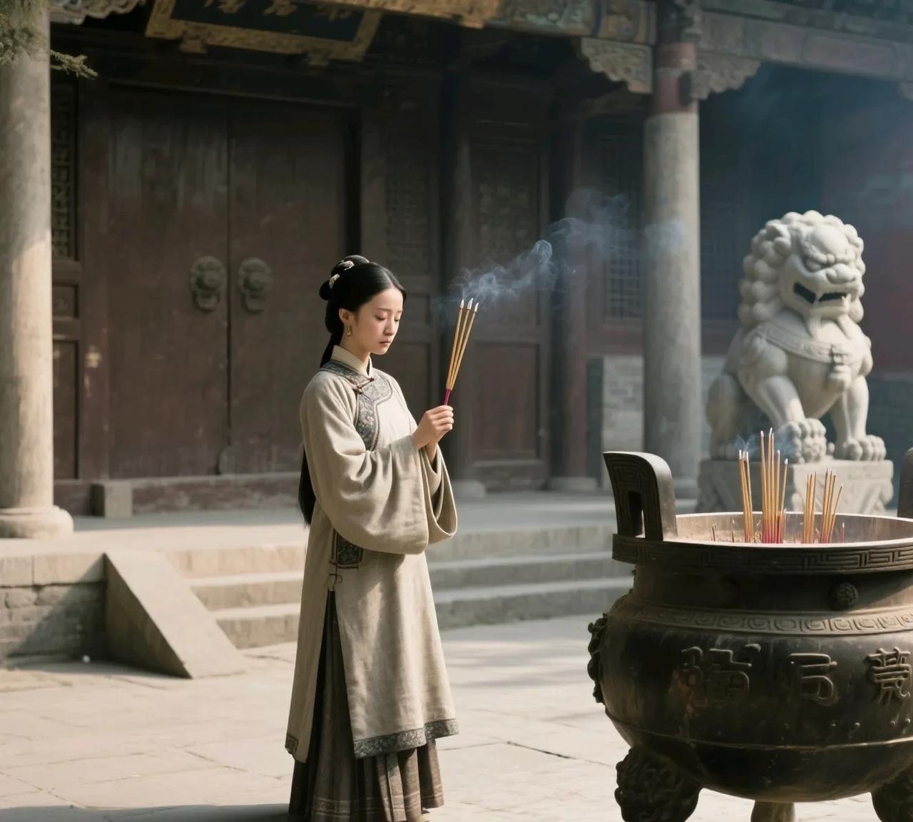 古代，那些婚后久久不能怀孕的小媳妇，都会去寺庙里烧香拜佛求子，一般情况下还是灵验