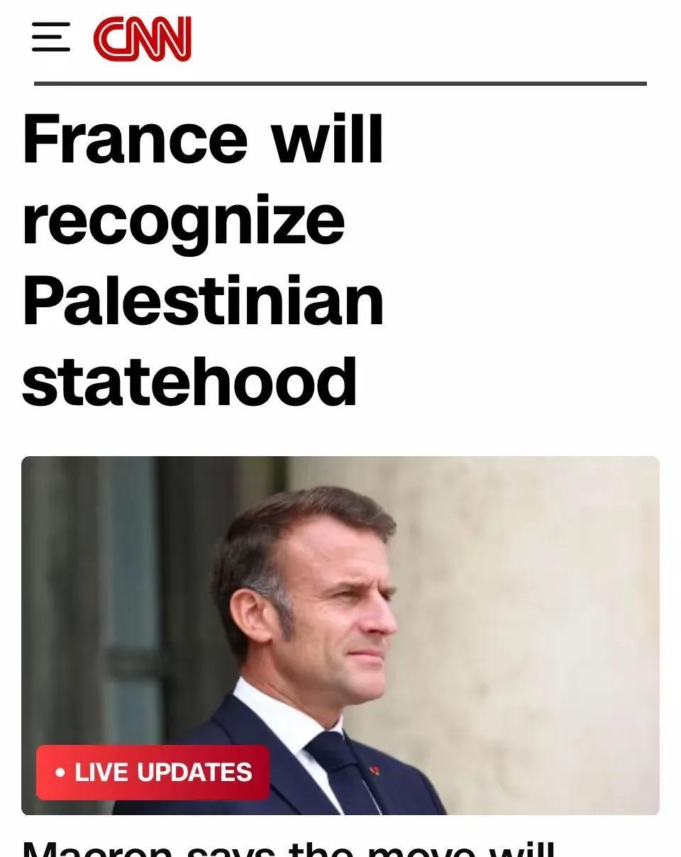 法国这会是真硬气还是又在表演。
      法国总统马克龙24日表示，法国将正式