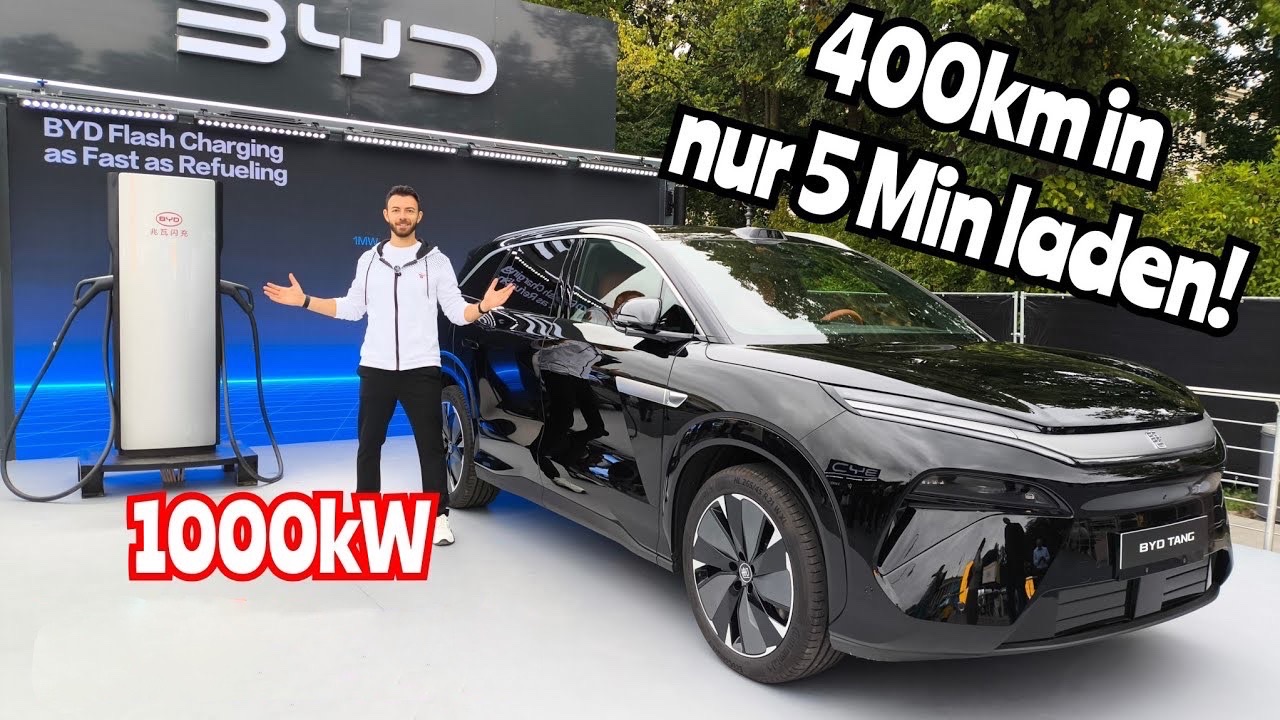 比亚迪欧洲疯狂扩张！2026年建3000座超充站！