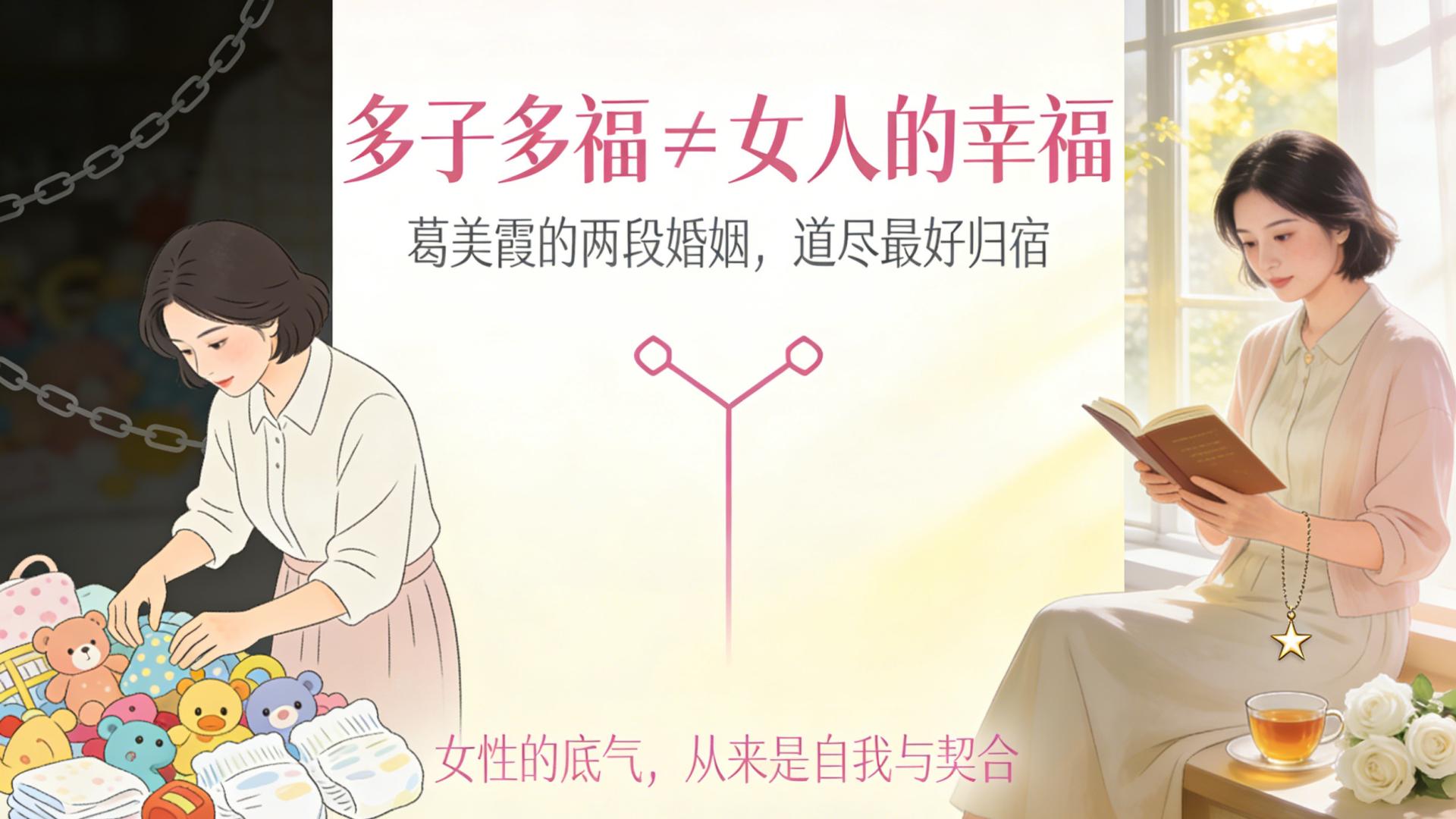 多子多福≠女性幸福：葛美霞的选择，道尽女人最好的归宿