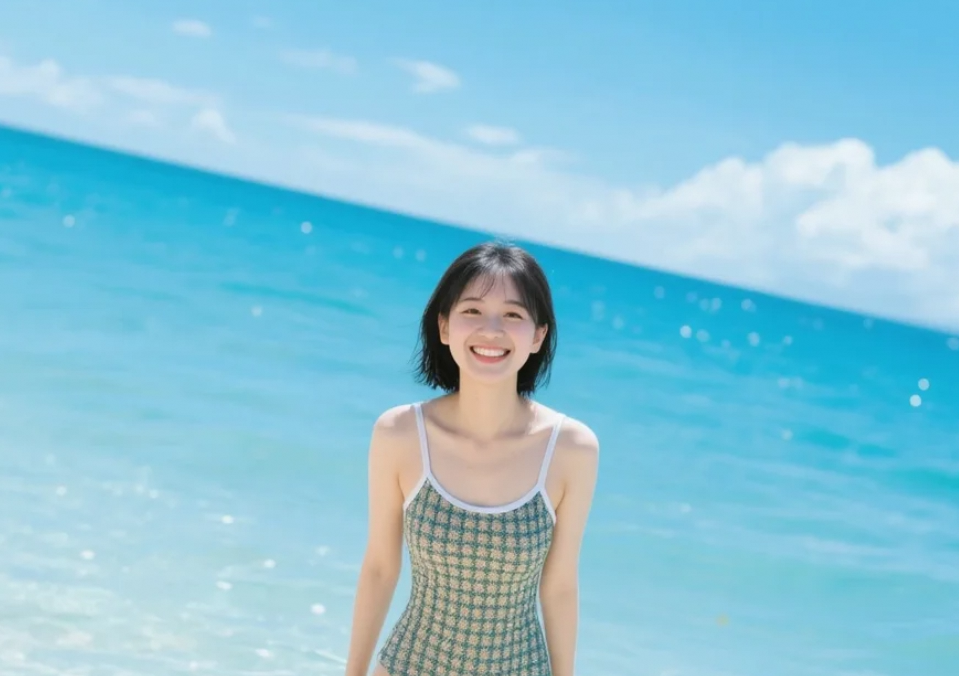 夏日泳装秘境：和你一起探索蓝天下的秘密