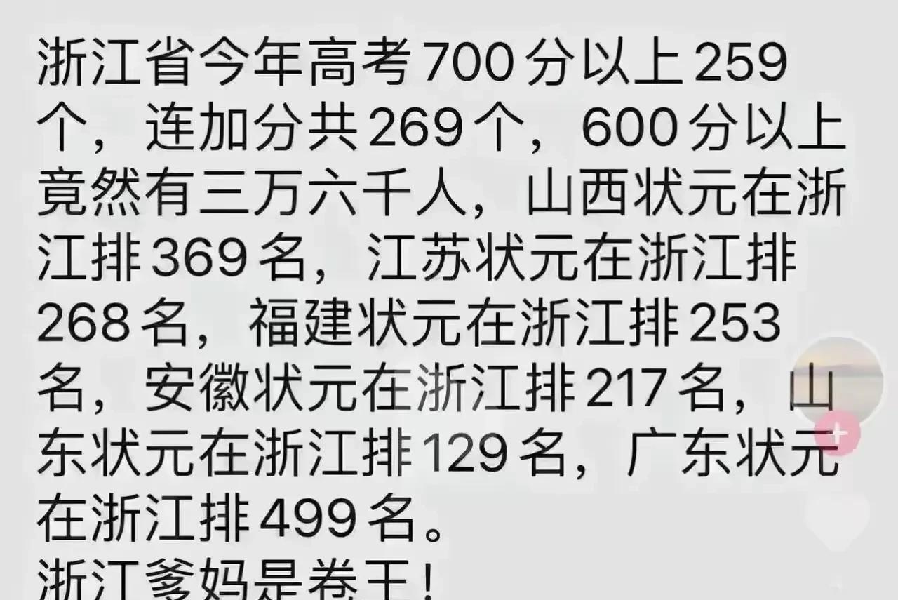 700就没有人怀疑这些话对不对呢？江苏和广东没有700分以上的？[灵光一闪][灵