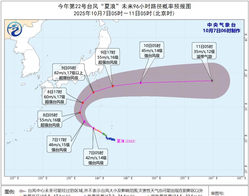 台风“夏浪”将成为超强台风，会不会造成巨大灾害？
目前台风“夏浪”还在稳步加强，