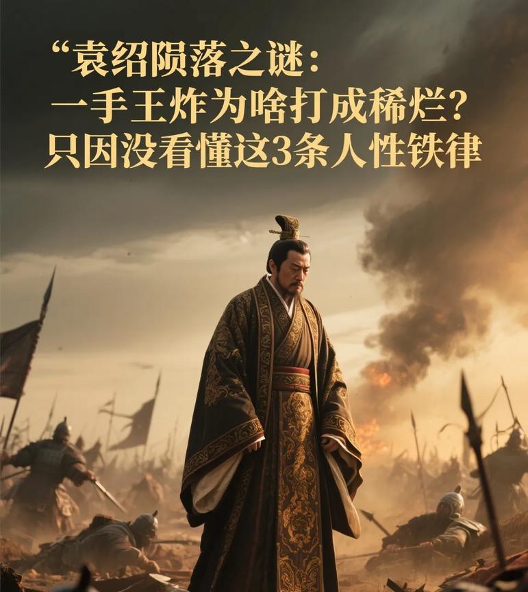袁绍陨落之谜：一手王炸为啥打成稀烂？只因没看懂这3条人性铁律
邺城的秋夜透着凉意