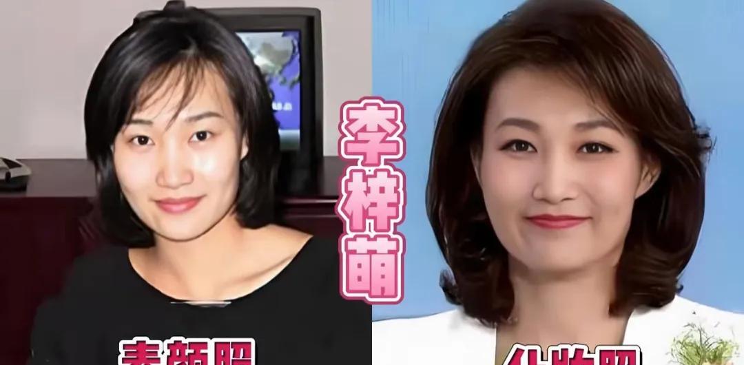 李梓萌化妆前后，素颜的她比化妆后还要漂亮！还要秀美。
沈梦辰素颜也好漂亮，化妆后
