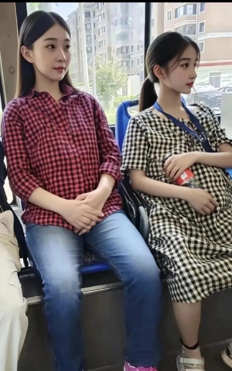 年轻真好，看图片同样一套衣服穿在身上，老年人穿得太年轻也显老，而年轻人穿上老年人