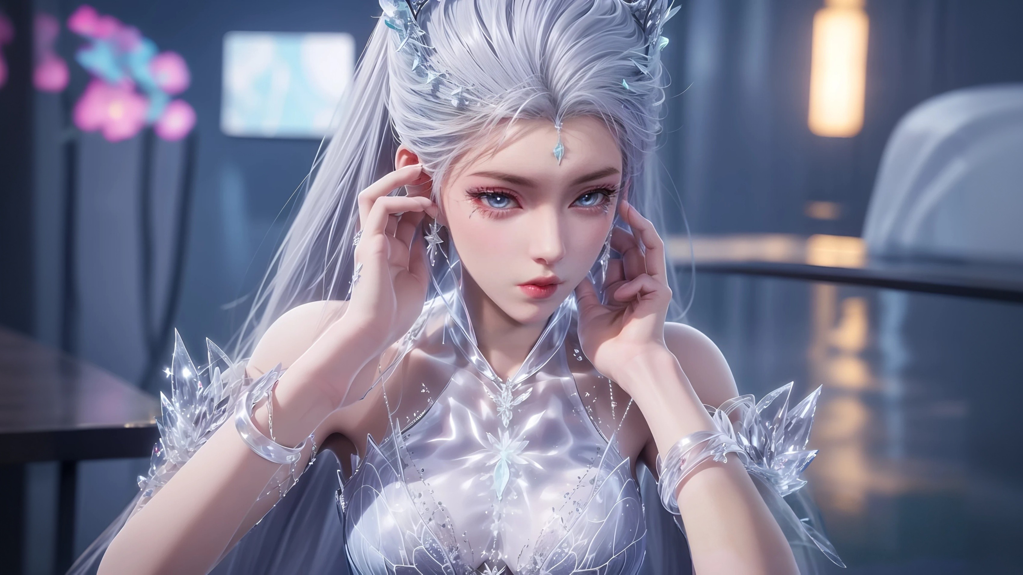 国漫女神壁纸分享：斗罗大陆雪帝