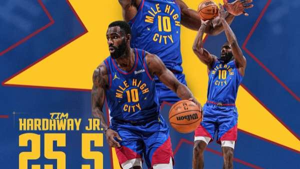 哈达威观察：充分展现无球身手，高效25分助残阵掘金战胜雄鹿