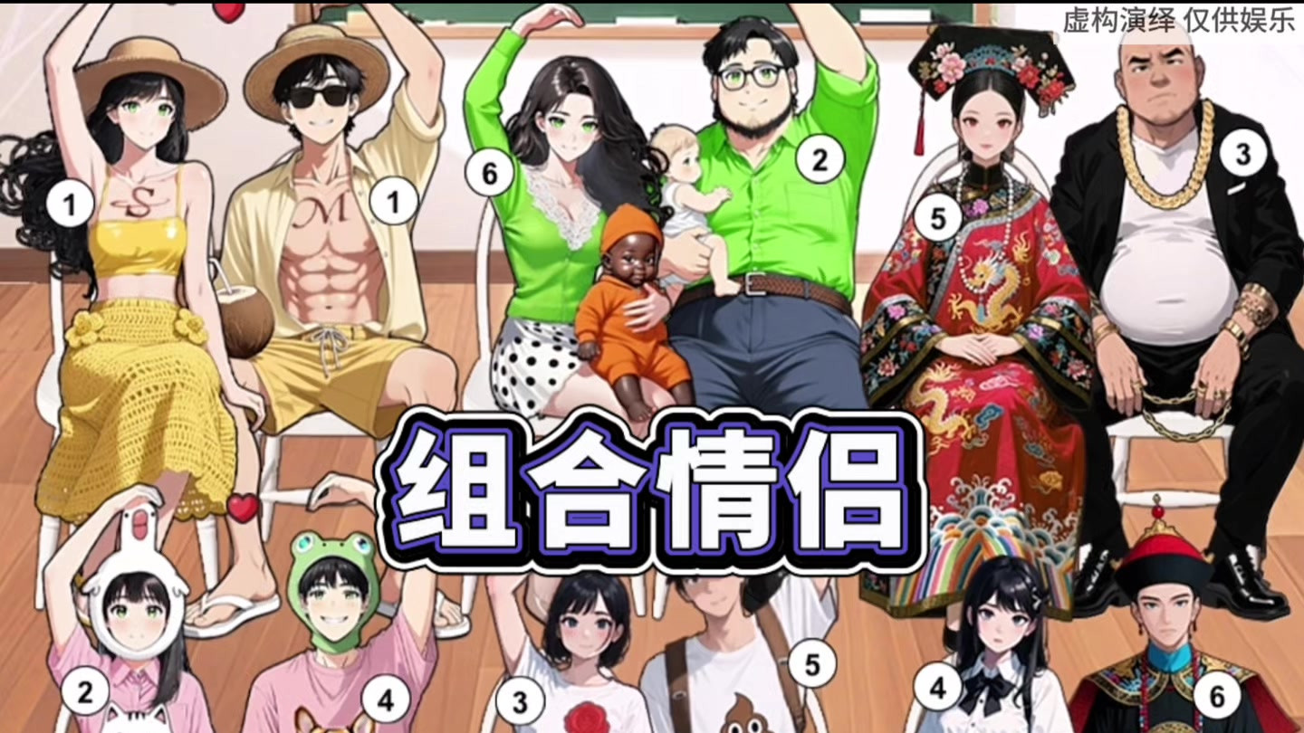 帮他们配对正确的情侣