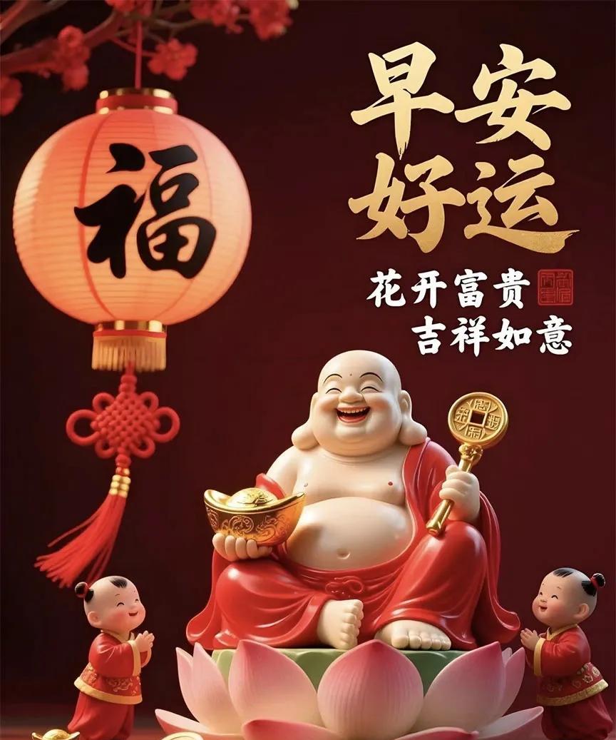 早上好老朋友们喜气洋洋送吉祥！
一送，好运不可挡，天天赚钱幸福忙。
二送，温情心