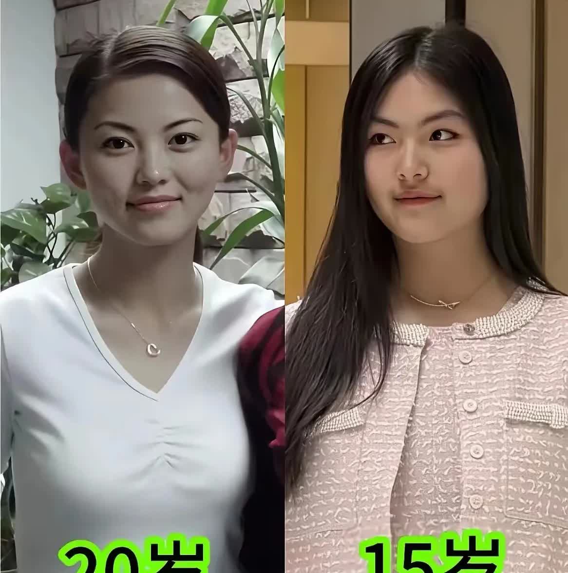 15岁的王诗龄跟他妈妈20岁的时候，完全不在一个档次啊，她妈妈20岁的时候青春靓