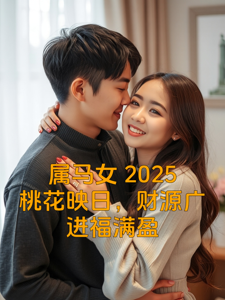 属马女2025：桃花映日，财源广进福满盈