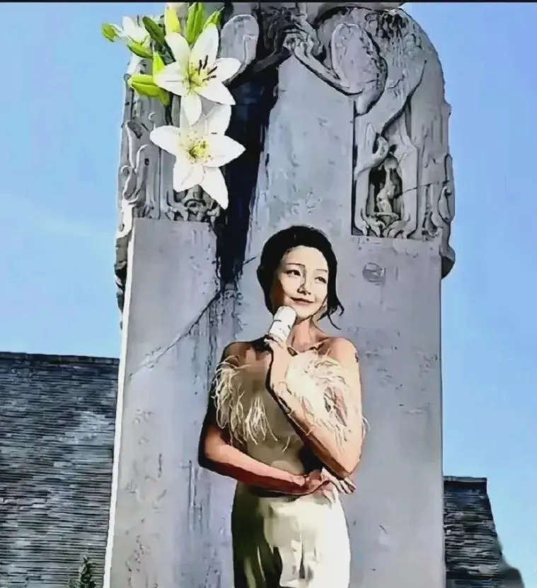 台媒发大S雕像效果图，她老公具俊晔设计的。这位韩国人在设计方面很专业、很细心，但
