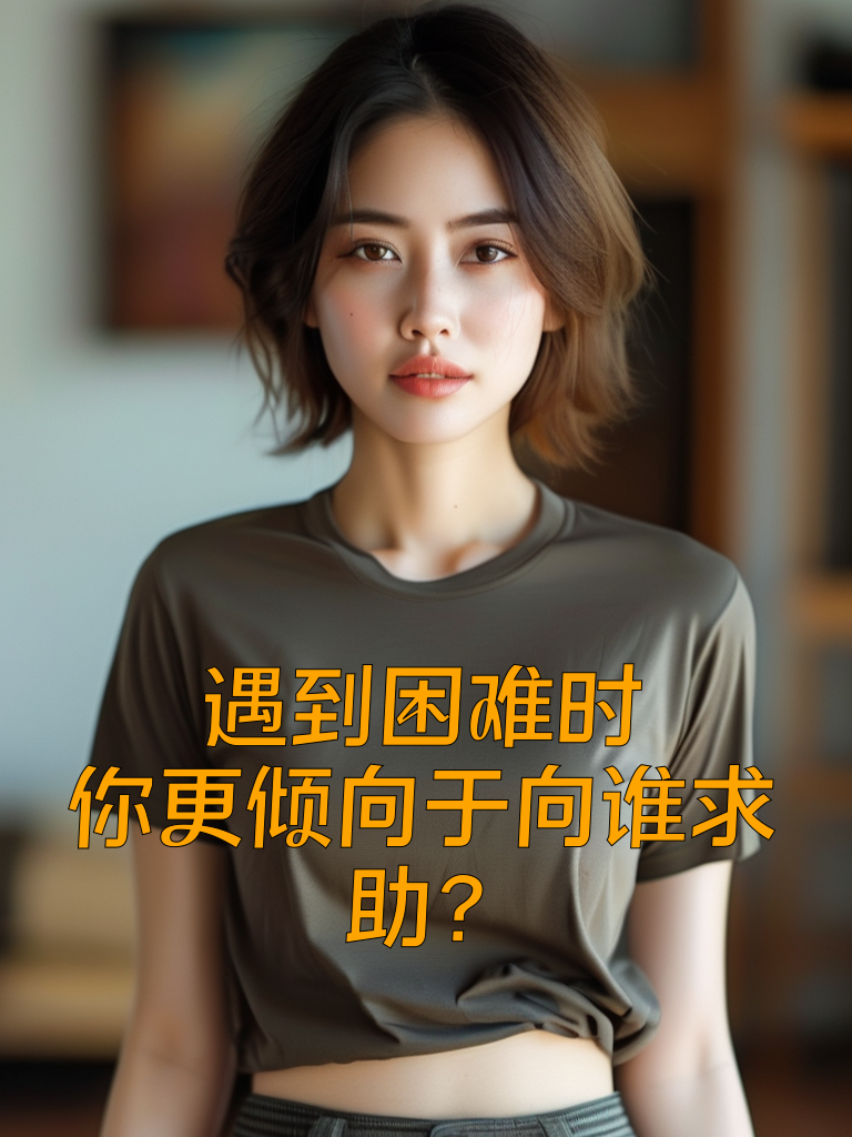 遇到困难时，你更倾向于向谁求助？