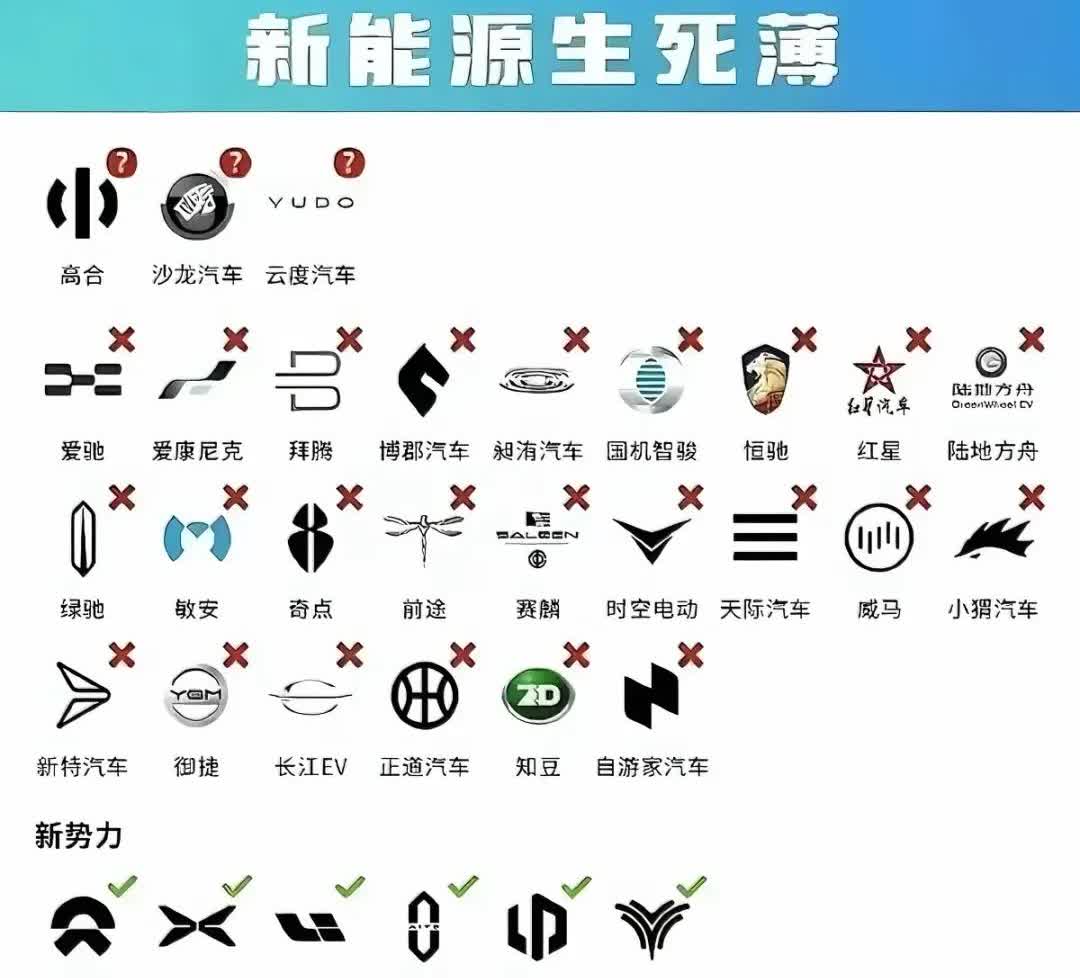 看了这张图，我才发现，原来，一些新能源汽车，在一开始的时候，就已经成为历史了。只
