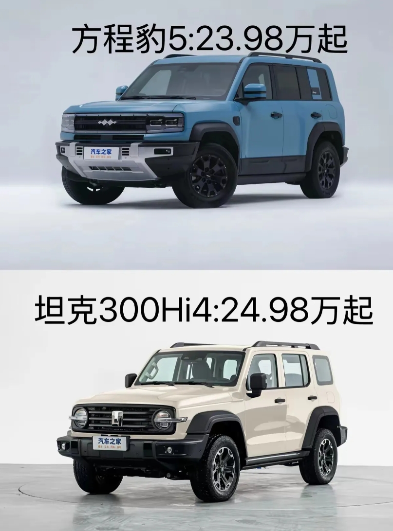 坦克300这次终于上了Hi4-T，但是感觉没啥竞争力啊，这24.98万的起售价咋