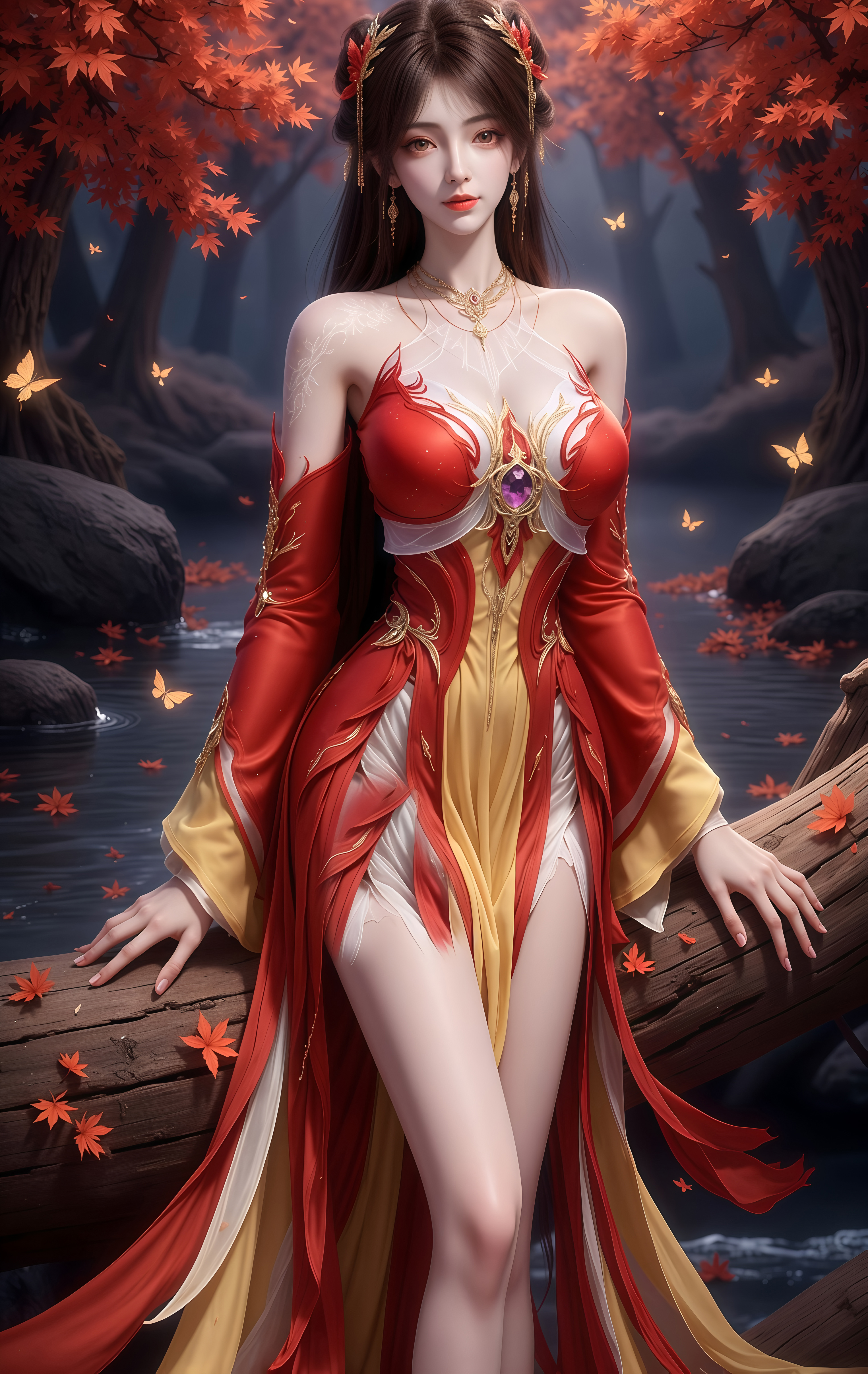 国漫火灵儿美图壁纸精选：二次元国漫女神分享！