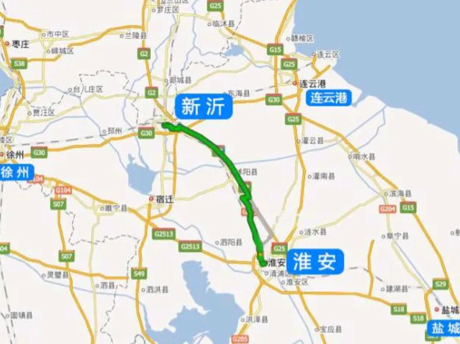 有点不明白，江苏正在建设宁淮高铁，山东正在建设潍宿高铁，这两条高铁并未直接连通，