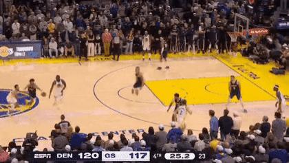 勇士137: 131胜掘金，库里狂砍42分，一起看本场比赛最佳进球