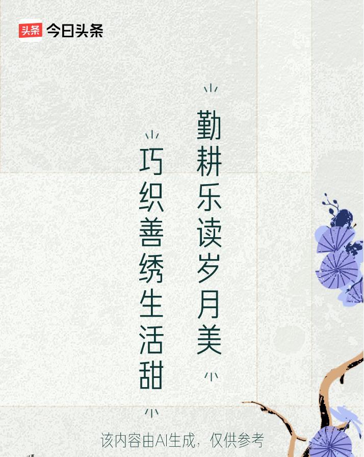男耕女织，用勤劳的双手，绘出美好的生活！
[玫瑰][玫瑰][福][福]