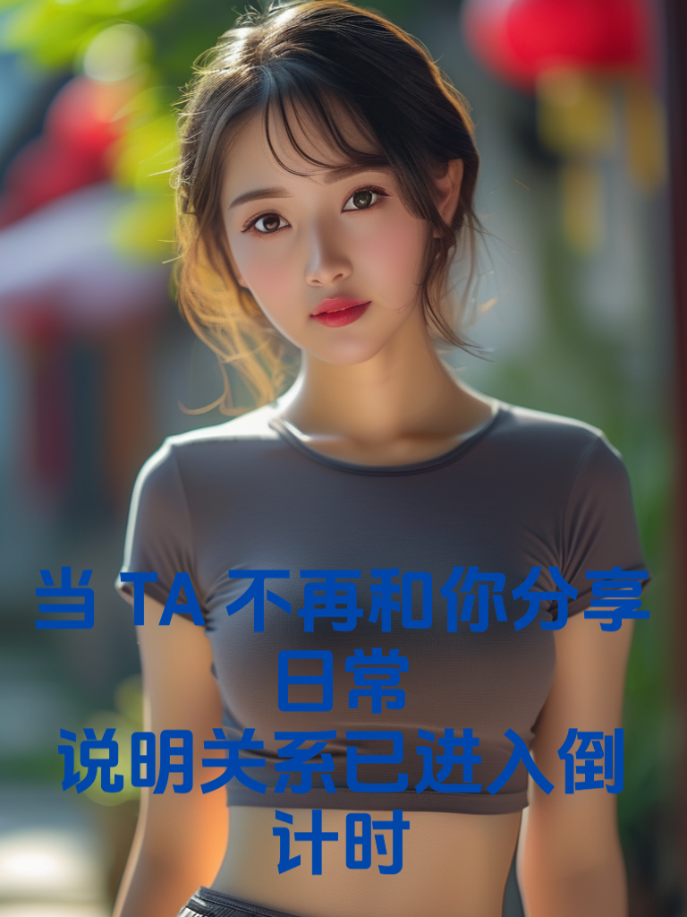 当TA不再和你分享日常，说明关系已进入倒计时