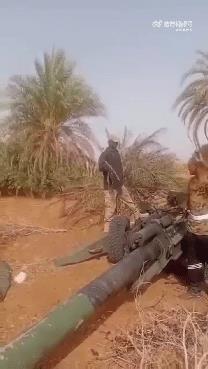 中国产AH-4型1555毫米超轻型榴弹炮现身苏丹战场。
“苏丹武装部队” （SA