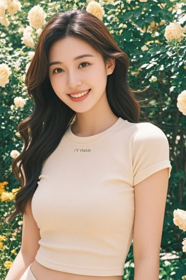 穿得太美怕被花嫉妒，但还是想让你多看几眼❤️