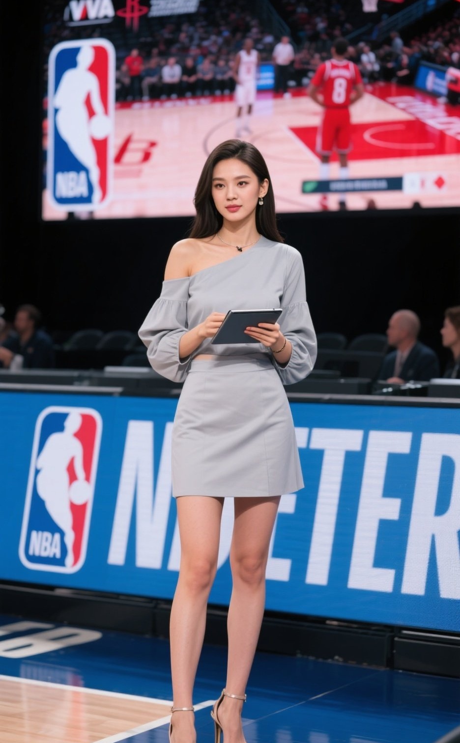 优雅女神主持秀，专业气质赢赞誉