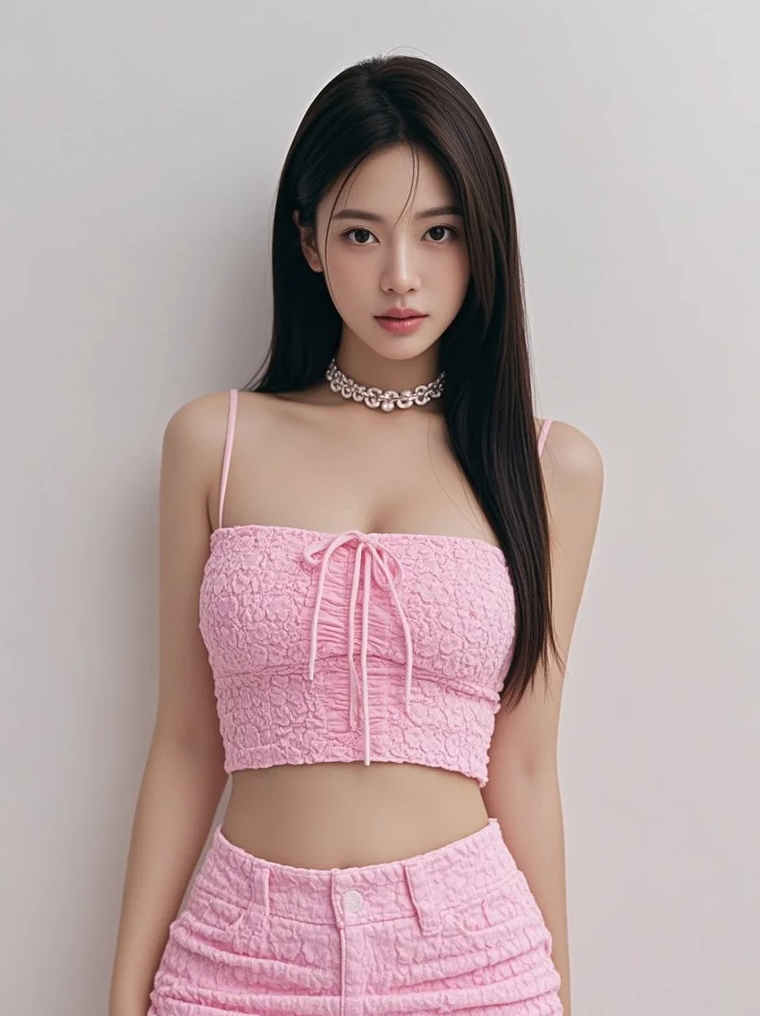 粉红优雅时光里，颜值绝美的她，是优雅的代名词