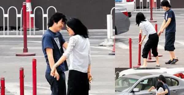2005年，李亚鹏与王菲准备去买家具，在街头一边欢笑一边嬉戏，享受着最平凡的幸福