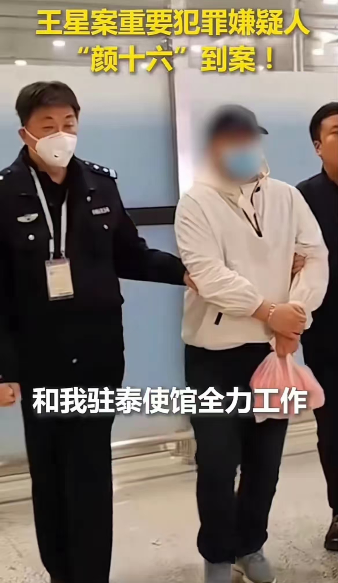 重要犯罪嫌疑人颜某磊，也就是大家熟知的“颜十六”，被抓住啦！

多亏了公安部工作