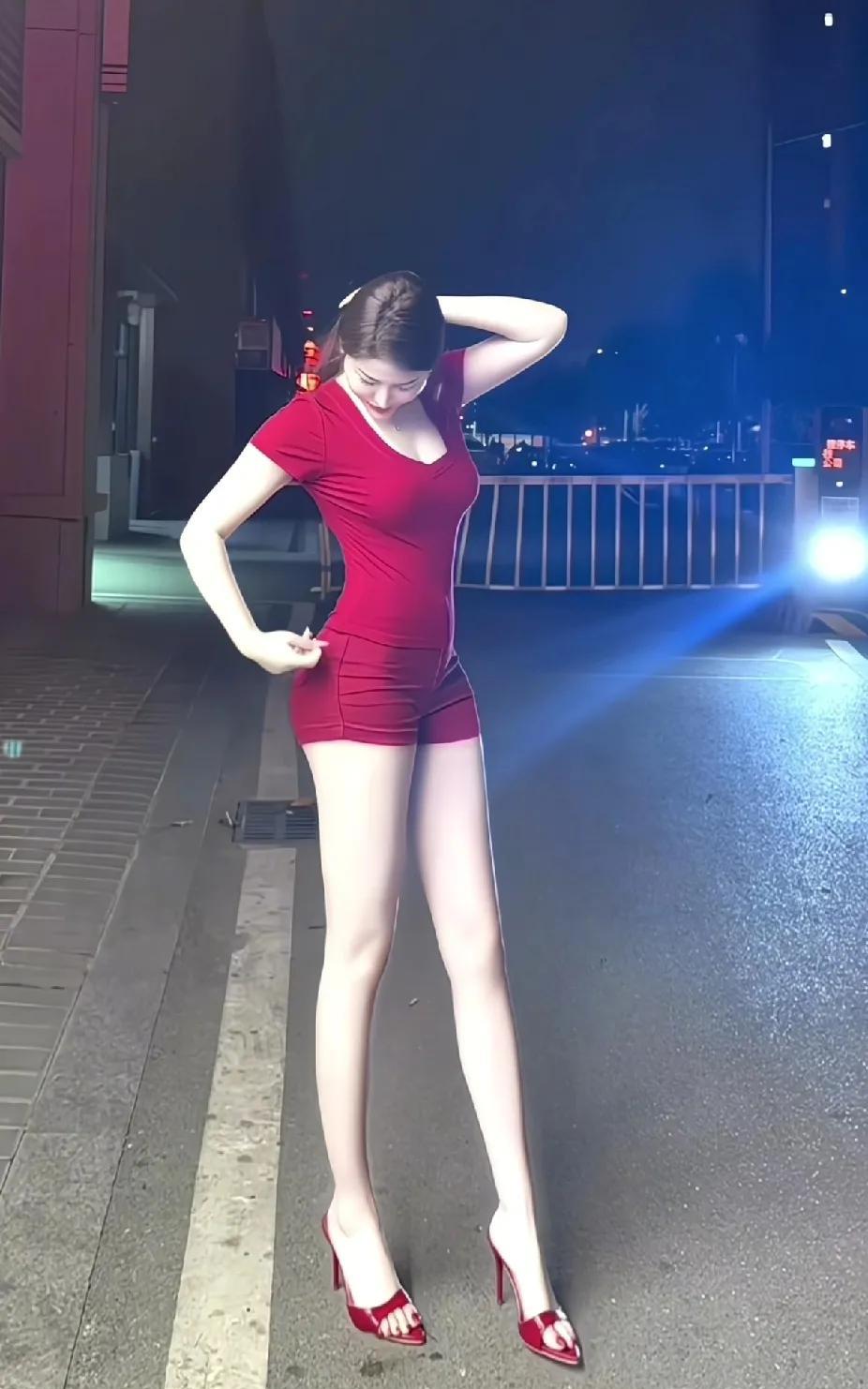 昨晚加班半夜回家偶遇红衣美女的恐怖惊魂
