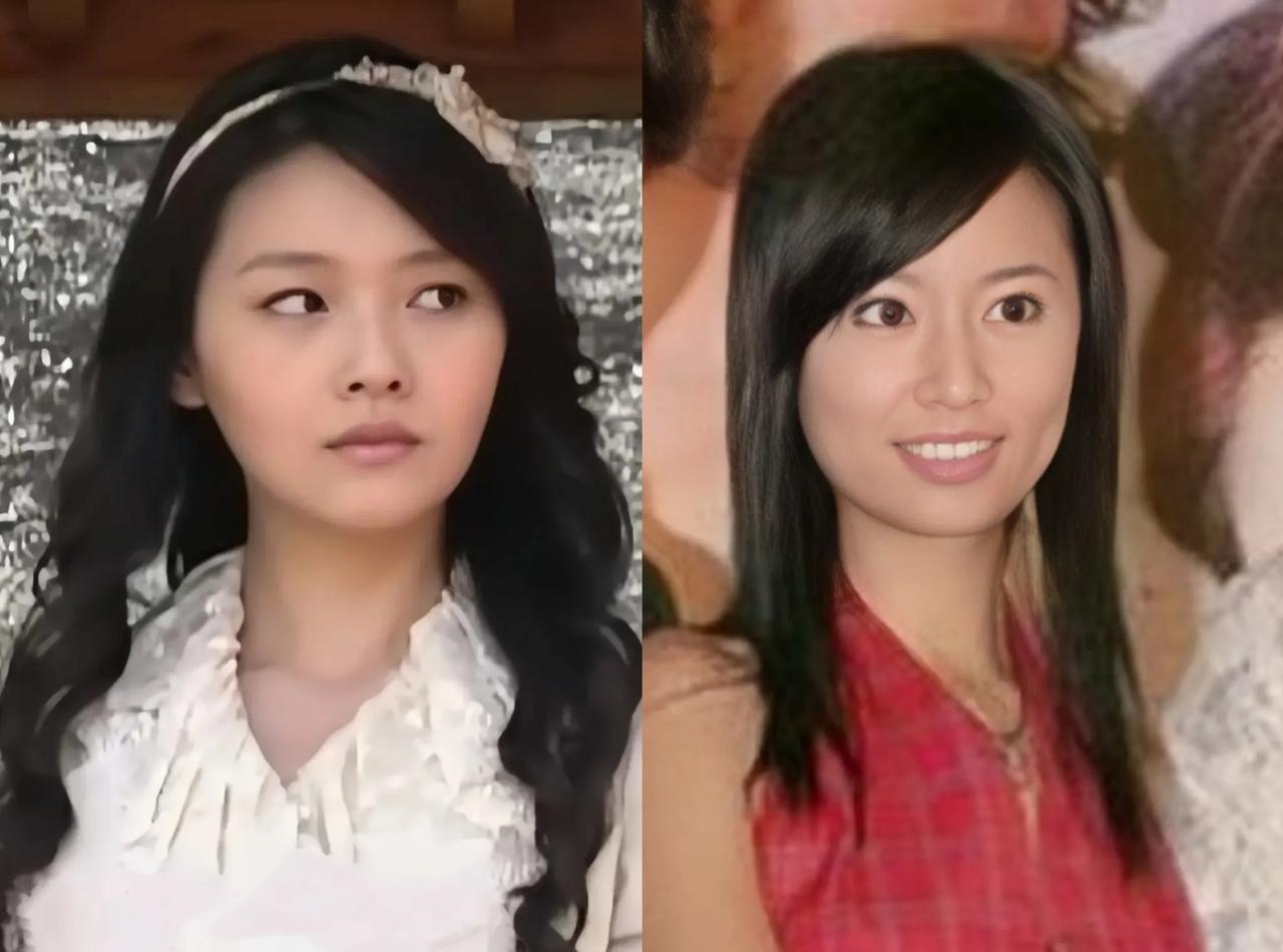 单是看0几年的时候，大S当年的发型还是很时尚漂亮的，反观林心如的披肩直发却显得有