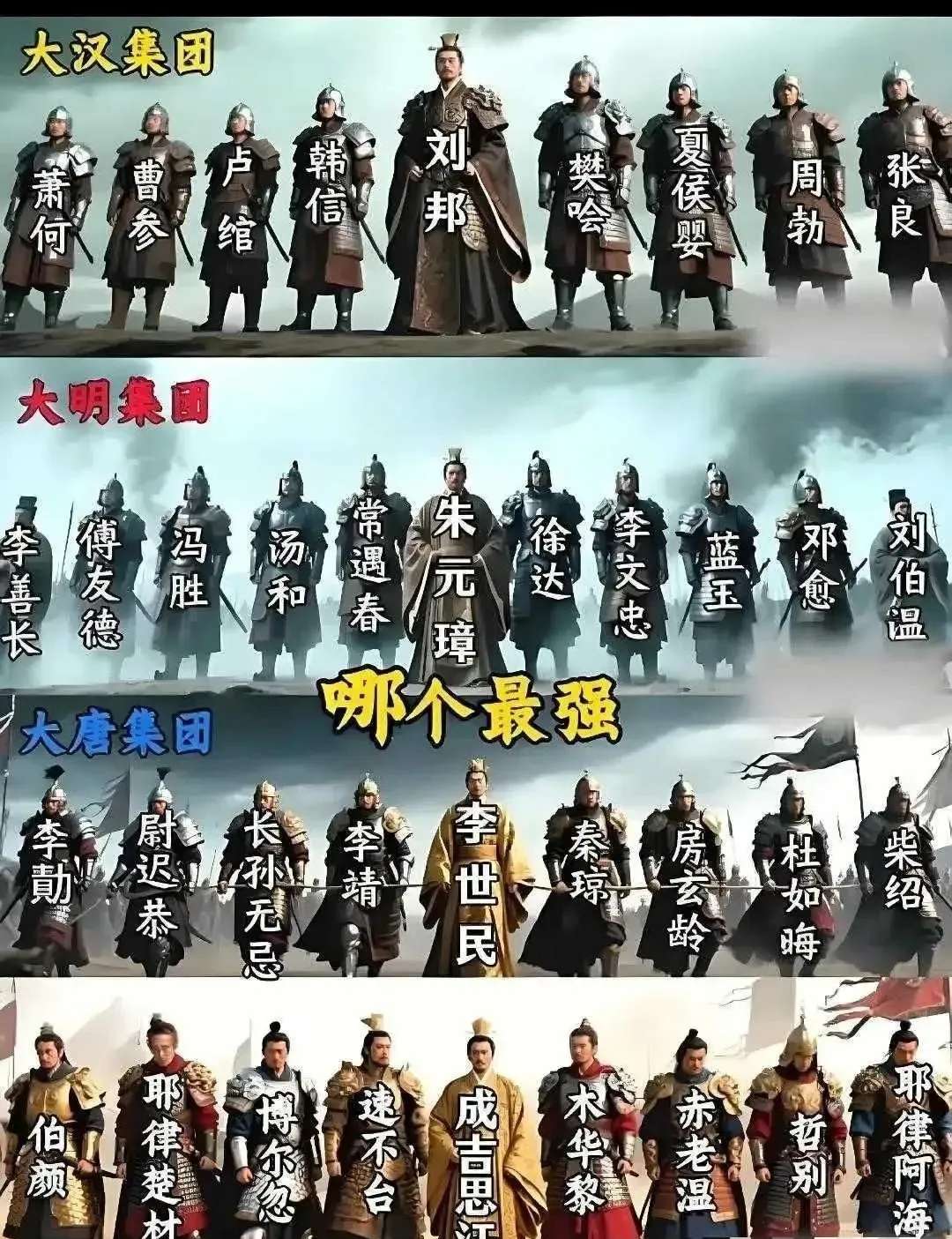 如果这四家PK的话哪家最强呢？[思考]