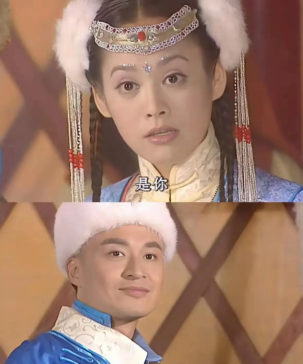 红红的美人脸
淡淡柳眉愁
飞针走线荷包秀
宁静的大玉儿和小马哥的多尔衮
永远无法