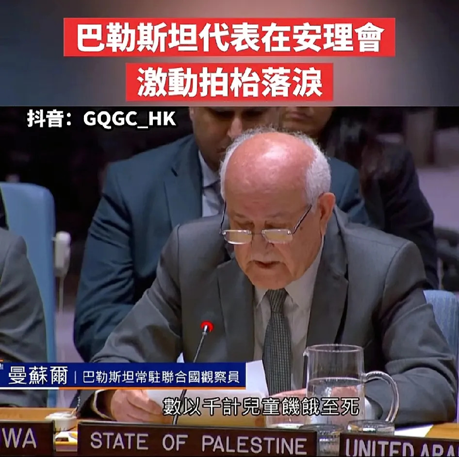 巴勒斯坦代表联合国发言落泪











---










