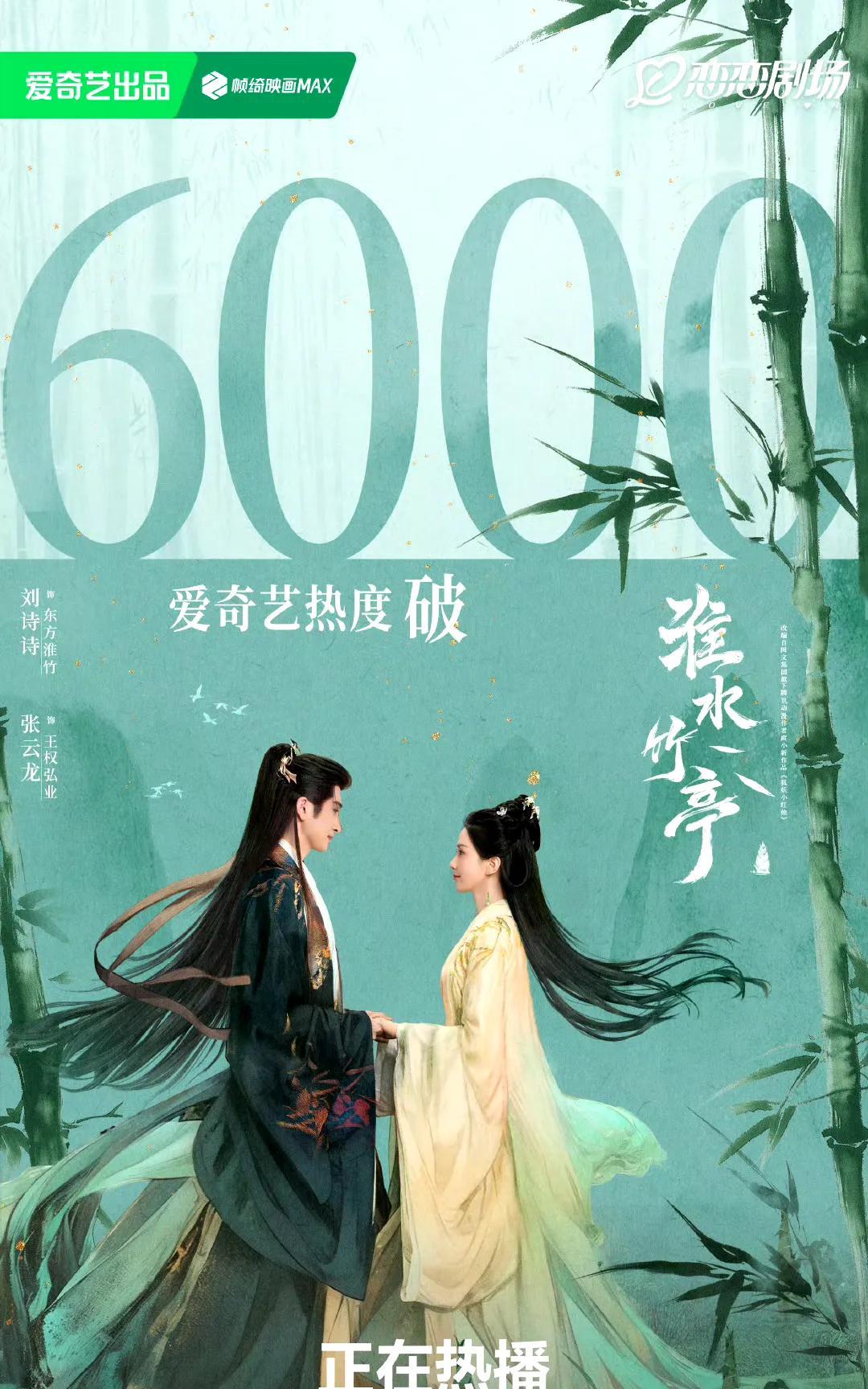 不是，刘诗诗也太敢了吧！不怕扑街吗？
摸鱼的时候，突然发现《淮水竹亭》竟然开播了