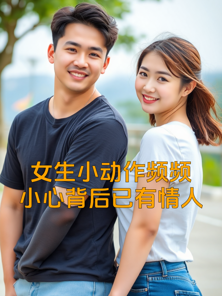 女生小动作频频，小心背后已有情人