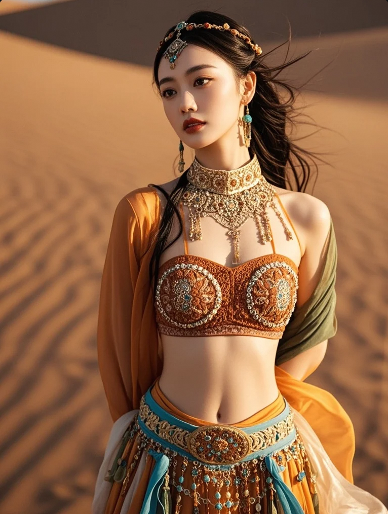骆驼铃响处，回眸一笑百媚生🐫